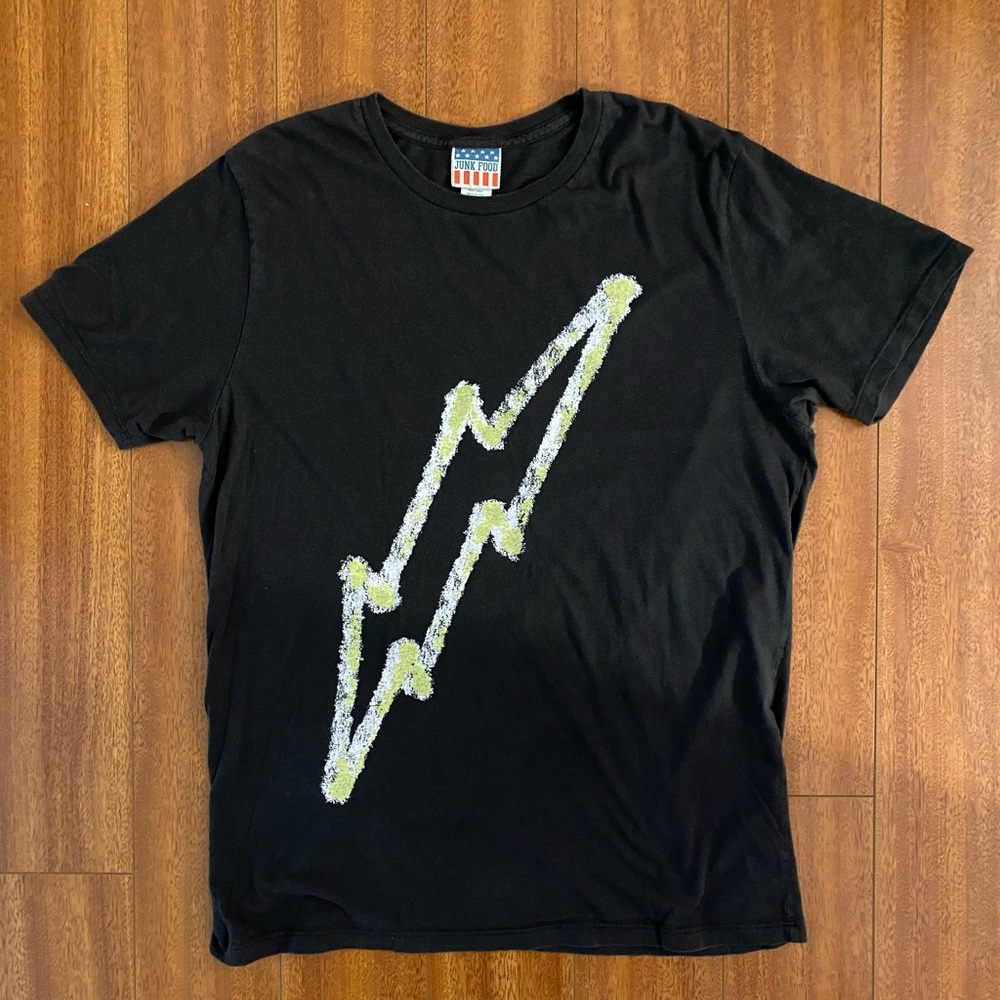 Junk Food - Black Rock and Roll T Shirt - Size M